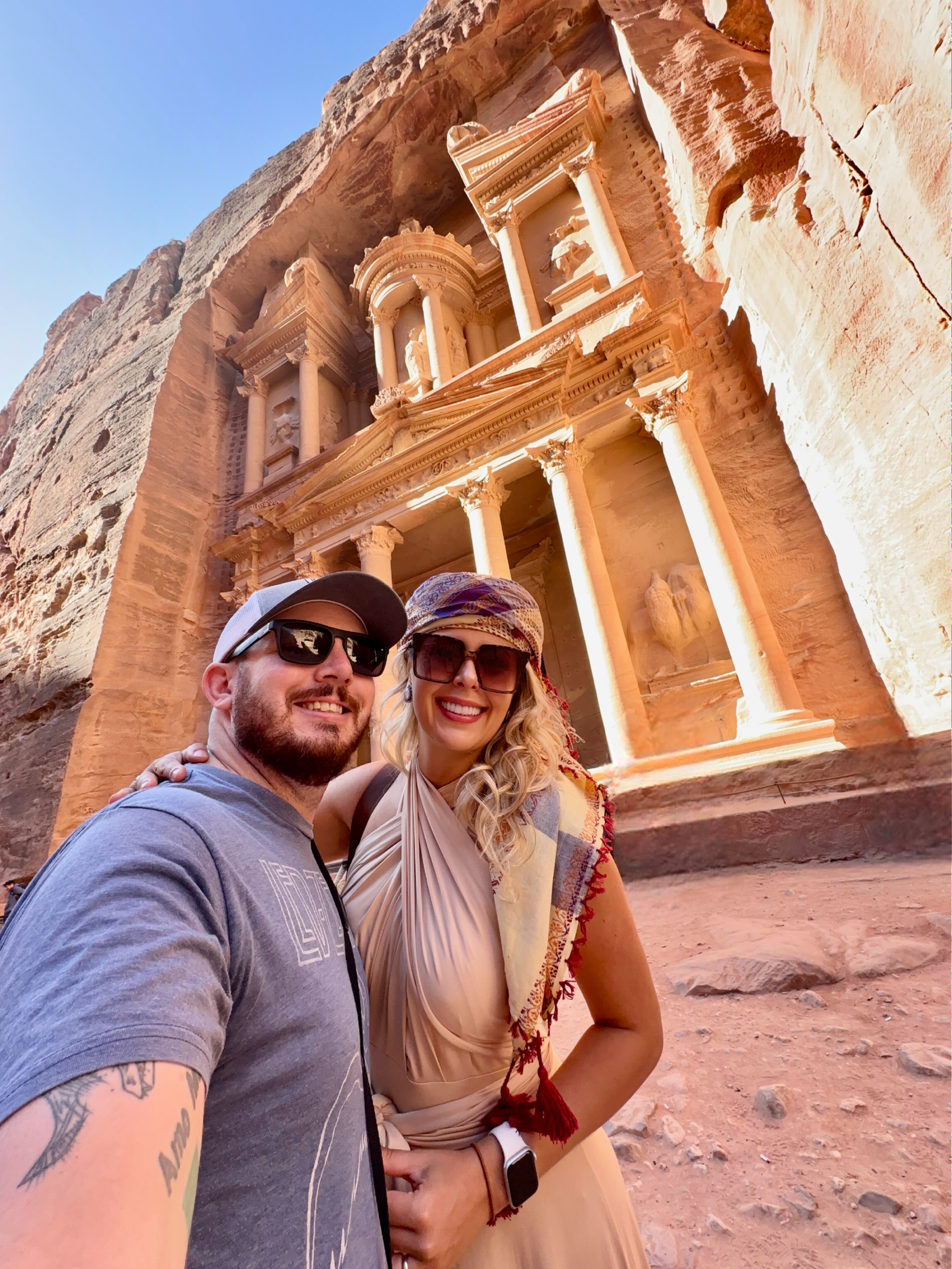 Jessica em Petra, Jordânia